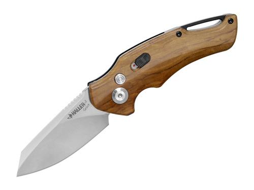 Zavírací nůž Haller 83873 vystřelovací dřevo